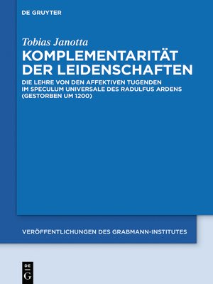 cover image of Komplementarität der Leidenschaften